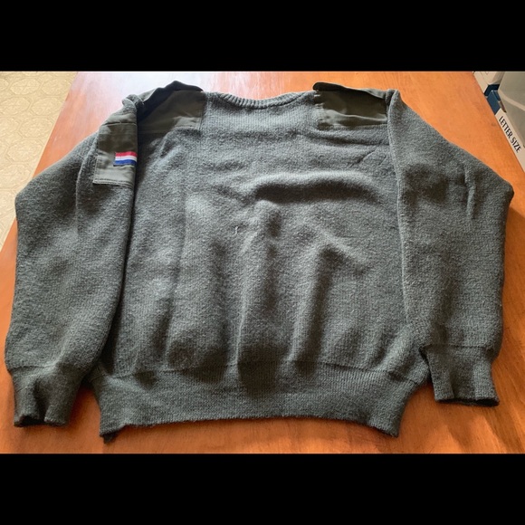 French Military Zuiver Scheerwol Wool Sweater Mens - Picture 1 of 3